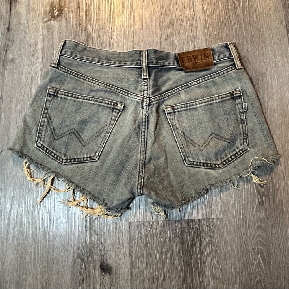Edwin International Basic 404 Denim Jean Shorts S… - image 6